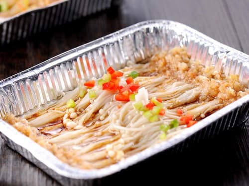 闽侯锡纸烤金针菇